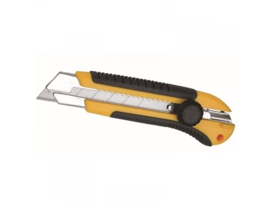 Dedra Knife Xxl 25Mm Snap-Off Blade Handle With Rubber (M9011)