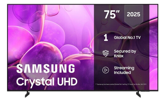 Samsung TU75U8075FUXXC 75" U8075F UHD 4K Smart TV 2025 Samsung TU75U8075FUXXC 75" U8075F UHD 4K Smart TV 2025