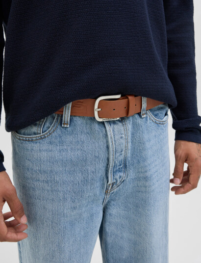 Jack & Jones Jacharry Belt Noos Brown 80