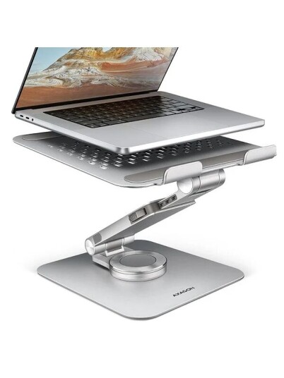 AXAGON Rotating Aluminium Stand for Laptop and Tablet