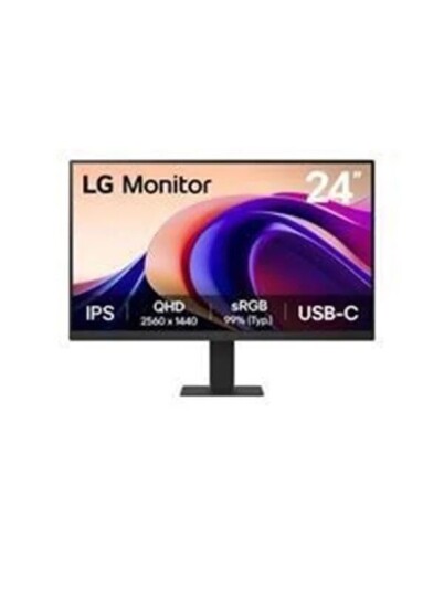 LG 24" 24U631A-B QHD IPS Skjerm 100Hz med USB-C