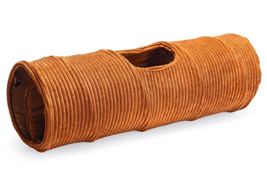 Designed By Lotte Tunnel Til Katt I Ribbestoff Terra 75Cm