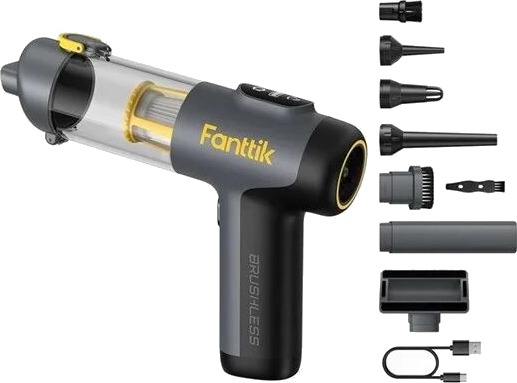 Fanttik Slim V9 Mix Trådløs Bilstøvsuger 4-i-1 med Tilbehør