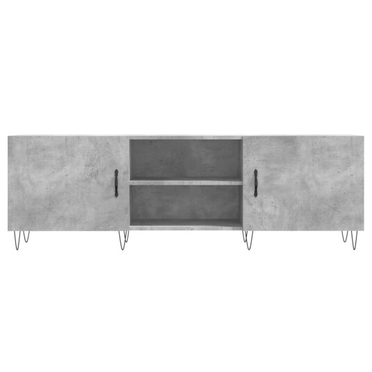 vidaXL TV-benk betonggrå 150x30x50 cm konstruert tre 8720845427016