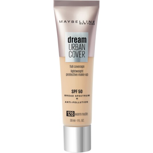 Maybelline Dream Urban Cover SPF50 Foundation 121ml 128 Warm Nude