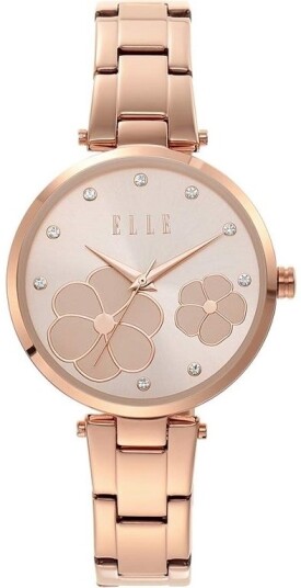 Elle Dameklokke ELL25035 Orsay Rosegullfarget/Rose gulltonet stål