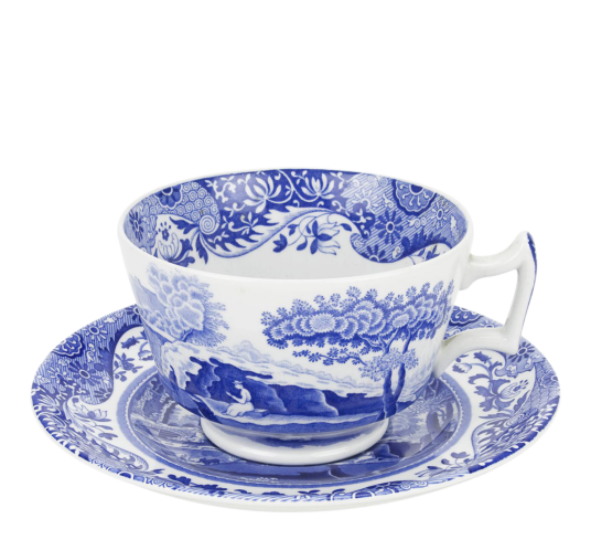 Spode Blue Italian Frokostkopp & Fat 28 cl 1738310-01-0 1738318-01-0