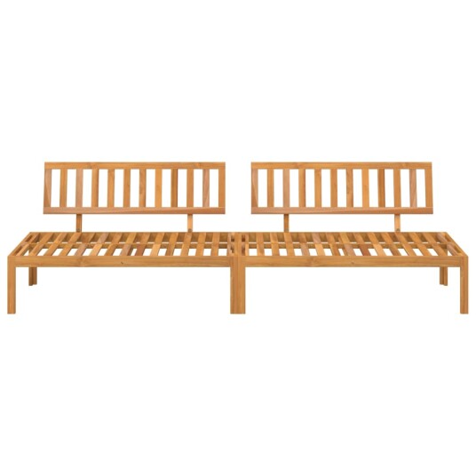  Hagesofa paller 2 stk heltre akasie 365847