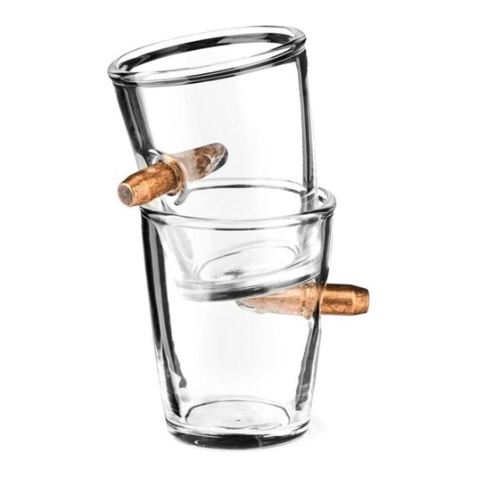Gadget Master Skuddsikre Shotglass - 2-pakning
