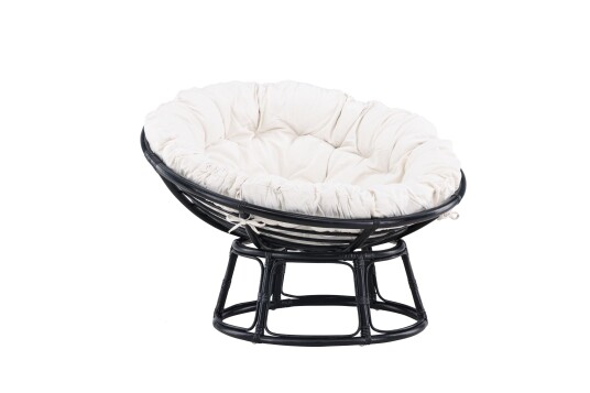 Loungestol Bonnie Svart/Hvit  