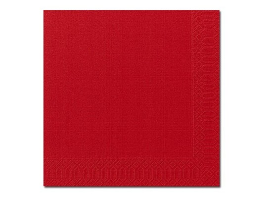 Duni Serviett Størrelse 40 X 40 Cm Avhendbar Rød En Pakke 125