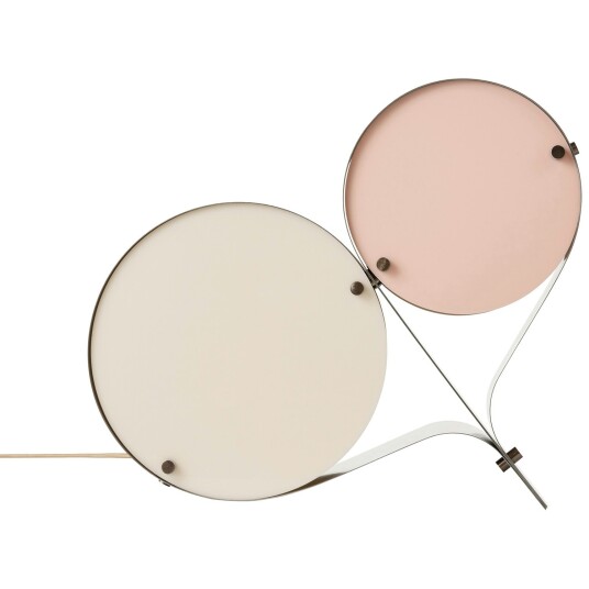 Gubi Coppia Bordlampe Elfenben/blush Gubi Coppia Bordlampe Elfenben/blush