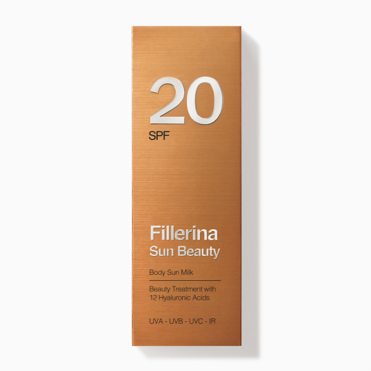 Fillerina Sun Beauty Body Milk, SPF 20 - 150 ml