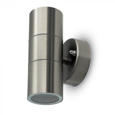 V-Tac vegglampe med opp/ned lys - IP44 utendørs, GU10 fatning, uten lyskilde V-Tac vegglampe med opp/ned lys - IP44 utendørs, GU10 fatning, uten lyskilde