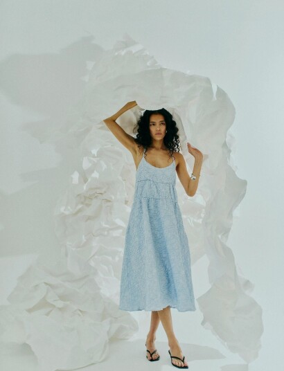 Copenhagen Muse Cmcristina Dress Blue L Copenhagen Muse Cmcristina Dress Blue L