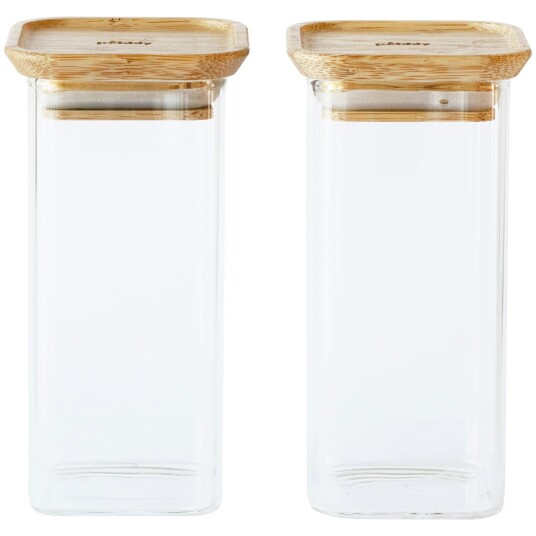 Pebbly Glasskrukker Med Lokk 2 pk 2x 32 cl
