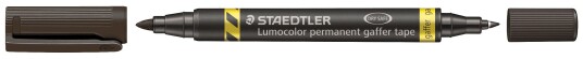 Staedtler Lumocolor Duo Marker Dobbelspiss Svart