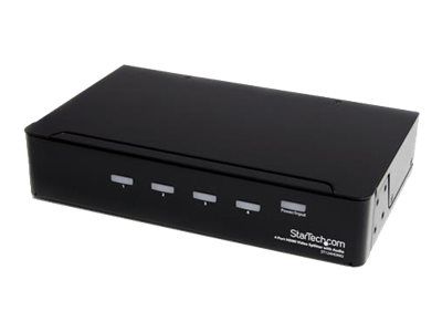 StarTech 4 Port HDMI Videosplitter med Lyd - Stasjonær, 1080P
