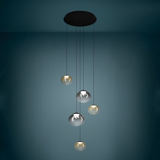 Pendellampe Stars of Light Pantoja dimmbar Beige Stue Glass Moderne Beige
