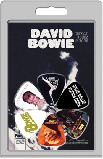 Perri's David Bowie Legend Guitar Picks (6 Pack) Perri's David Bowie Legend Guitar Picks (6 Pack)
