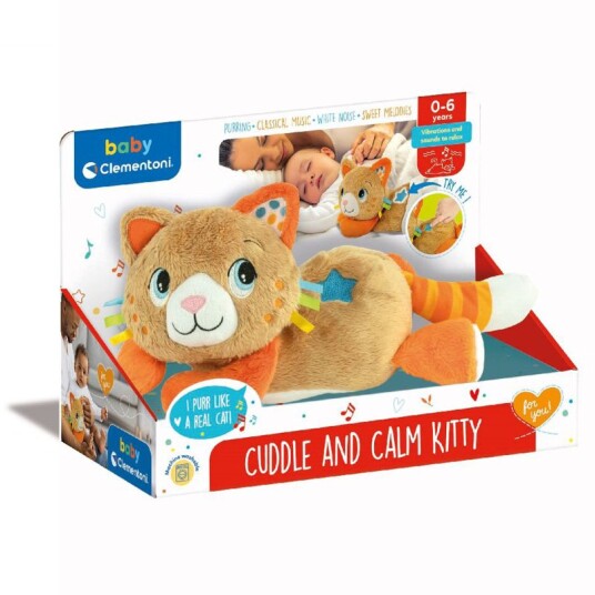 Clementoni Baby Cuddle & Calm Plysjdyr Katt