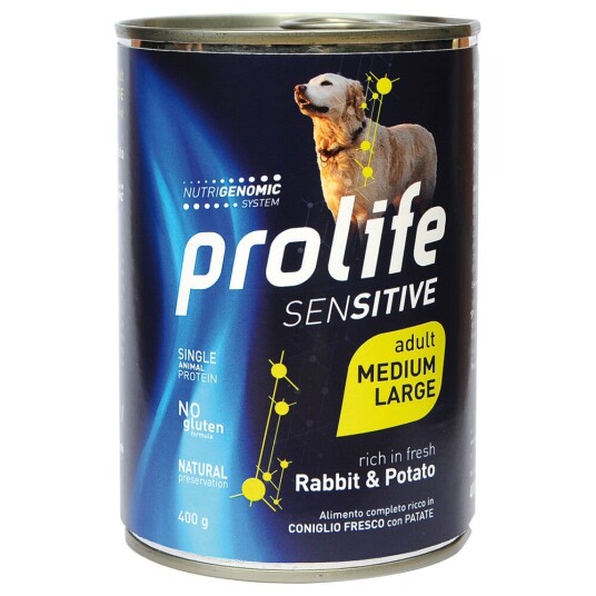 Prolife Dog Wet Sensitive Kanin - 400 g Prolife Dog Wet Sensitive Kanin - 400 g