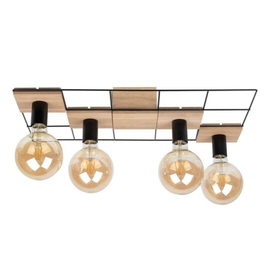 Envostar - Bridge Move Taklampe Black/Wood
