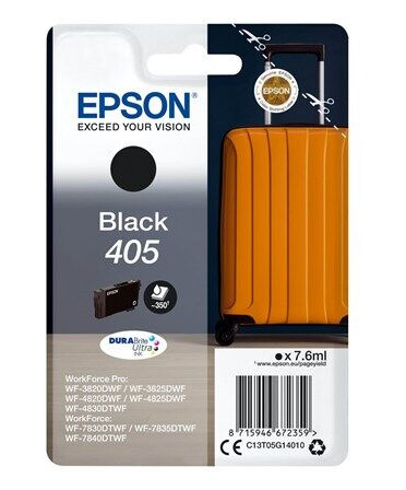Epson 405 - black - original - ink cartridge - Blekkpatron Svart Epson 405 - black - original - ink cartridge - Blekkpatron Svart