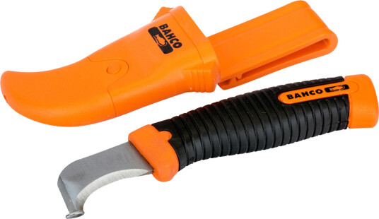 BAHCO ELEKTRIKERKNIV M/BØYD EGG