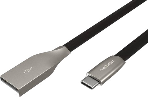 Natec Usb-A Til Usb-C-Kabel 1 M Svart/Sølv Nka-1954 Natec Usb-A Til Usb-C-Kabel 1 M Svart/Sølv Nka-1954