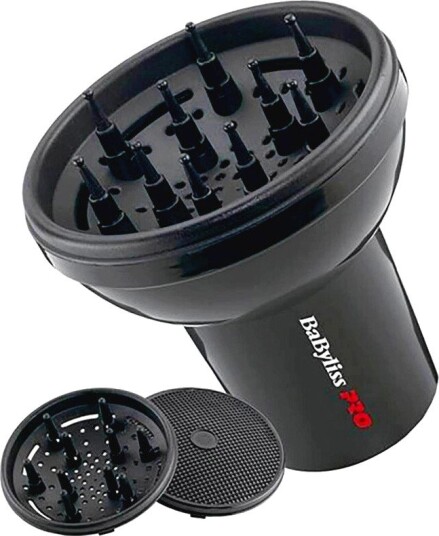 Babyliss Pro Universal 3-i-1 Diffuser til Hårføner - Svart