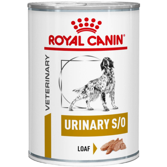 Urinary S/O Loaf Våtfôr For Hunder 12 X 410 G Hund Hundefôr Royal Canin Veterinary Diets Dog