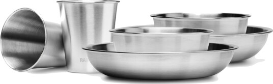 Rains The Breakfast Set + Cups Steel