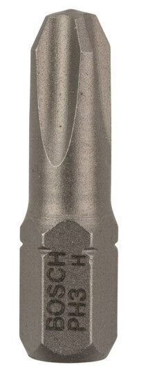 Bosch Skrutrekkerbits, ekstra hard PH 3, 25 mm Bosch Skrutrekkerbits, ekstra hard PH 3, 25 mm