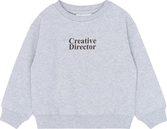 The New Collegegenser - TnstYaso - Light Grey Melange - The New - 1½ år (86) - Collegegenser - Grå