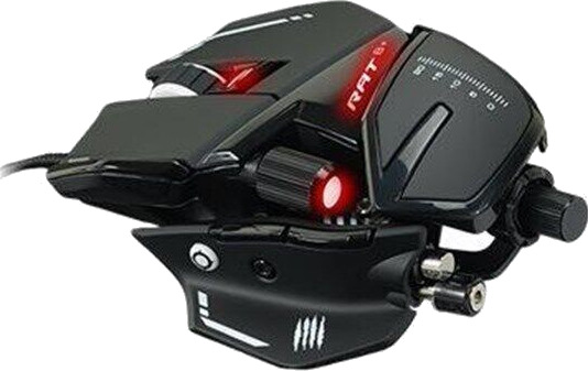 Mad Catz R.A.T. 8+ optisk spillmus - Mus - Optisk - 11 - Svart