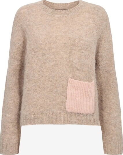 Nümph Nusalia Pullover SESAME MELANGE S
