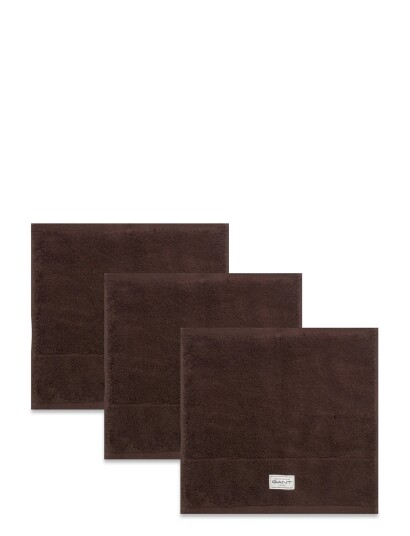 Gant Premium Towel 30X30 4-Pack Brown RICH