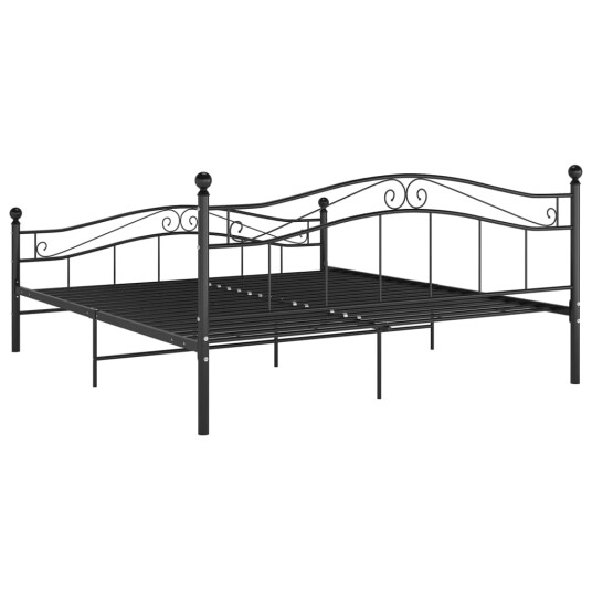 vidaXL Sengeramme svart metall 200x200 cm vidaXL Sengeramme svart metall 200x200 cm