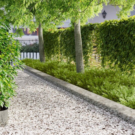 vidaXL Gjerdekant 20 stk. 103 x 25 cm Stål Sølv