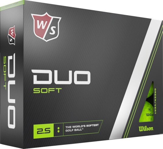 Golfball Wilson Golf Wilson Duo Soft Golfballer 12 stk grønn