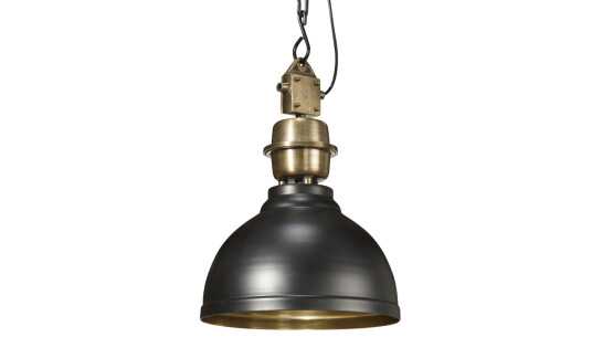 Pr Home MANCHESTER Taklampe Svart/Messing 35 cm 35 Pr Home MANCHESTER Taklampe Svart/Messing 35 cm 35