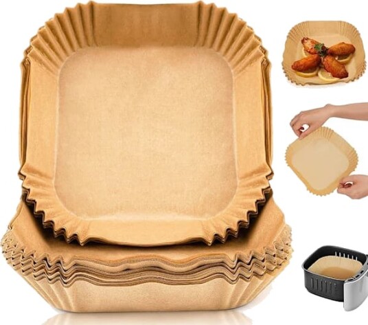 100 ark bakepapir til airfryer 20 cm