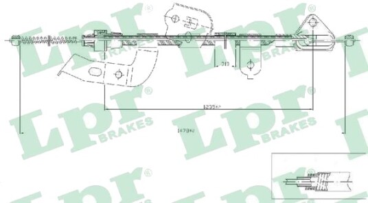 Bremsewire LPR C0133B
