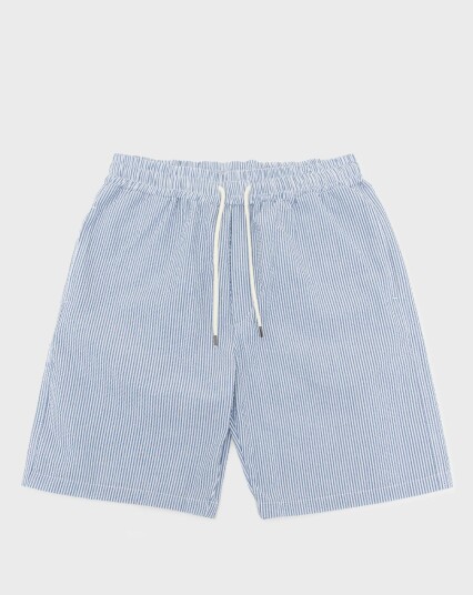 Caterpillar Stripes Shorts Blå