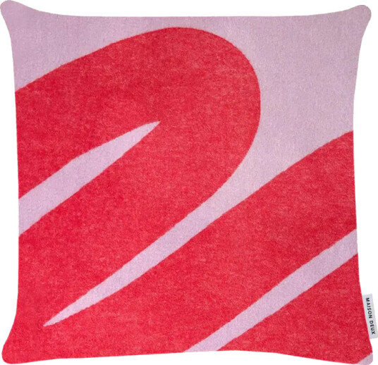 Maison Deux Swirl Putetrekk 50x50 Rosa/Rød