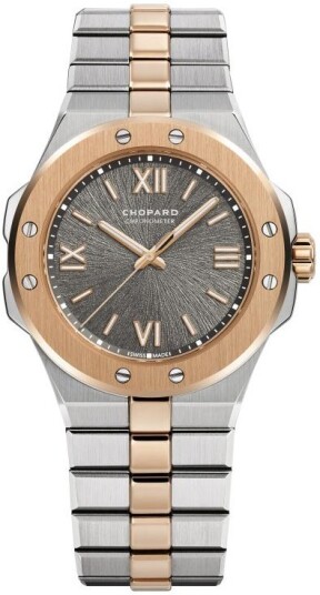 Chopard Dameklokke 298601 6001 Alpine Eagle Grå/18 karat rosé gull