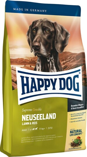 Happy Dog tørrfôr Gourmetpakke Kulinarisk verdensreise Supreme Sensible Afrika & New Zeland