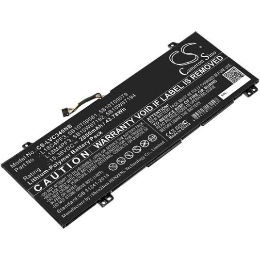 Lenovo IdeaPad Flex-14API batteri (2850 mAh 15.36 V, Sort)
