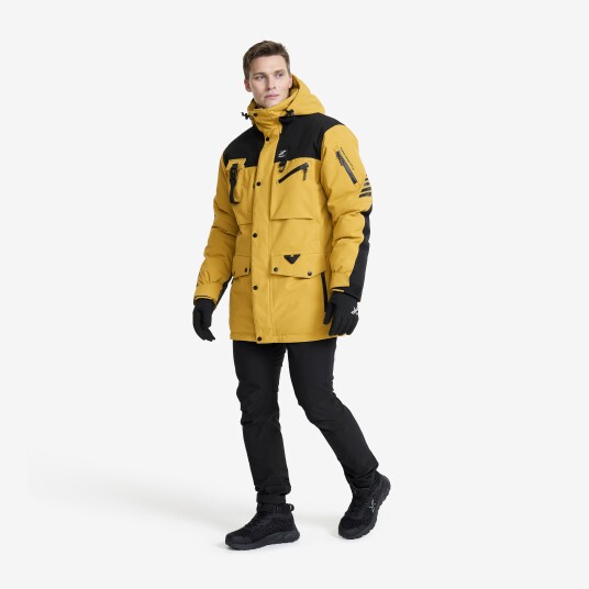 Revolutionrace Saviour Tech 2L Insulated Parka Herre Harvest Gold L Skalljakke Turjakke & Vindjakke Revolutionrace Saviour Tech 2L Insulated Parka Herre Harvest Gold L Skalljakke Turjakke & Vindjakke